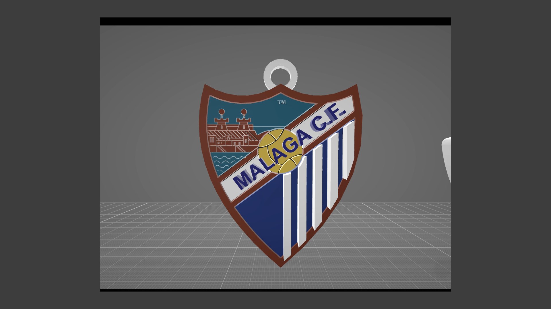 modelo 3d Keychan imprimible y renderizable del equipo del logotipo de ...
