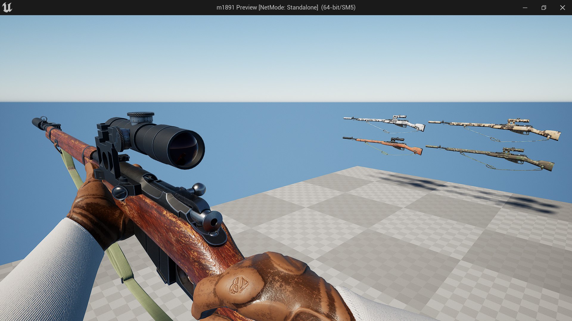 3D M1891 Sniper Rifles Fps - Tps Model - TurboSquid 2406277