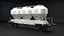 3D UGPPS Grain Hooper Railroad Car model