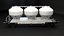 3D UGPPS Grain Hooper Railroad Car model