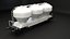 3D UGPPS Grain Hooper Railroad Car model
