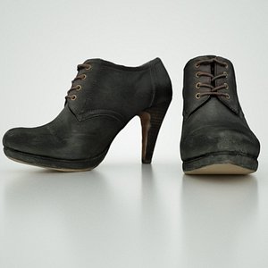 ankle boots 3d obj