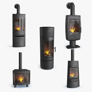 3D Fireplace Collection