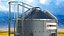 Roxell Galvanized Feed Storage Bin