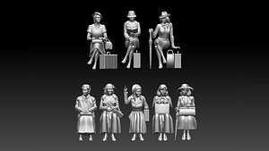 passengers 3D model