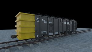 C80Series  C80 Daqin Line Coal Special Open Top Wagon model