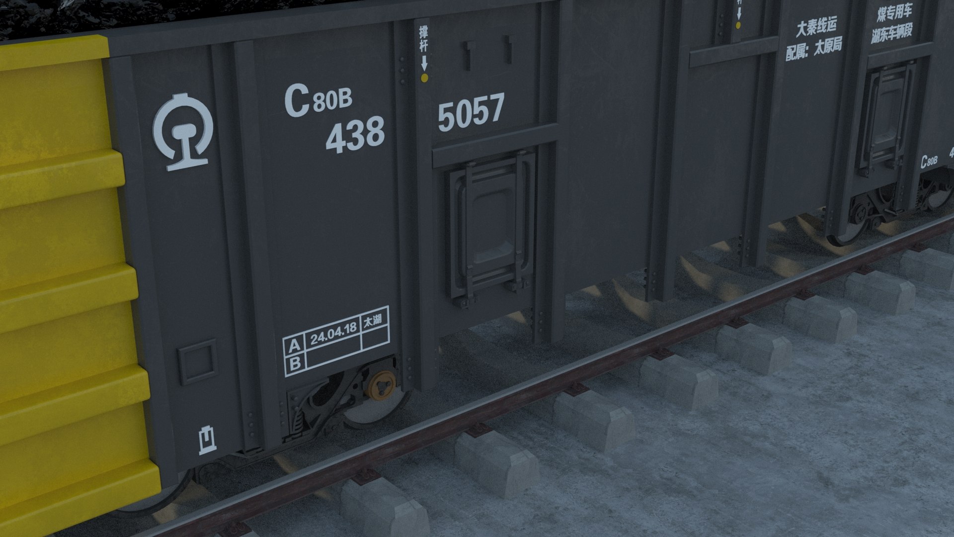 C80Series  C80 Daqin Line Coal Special Open Top Wagon model https://p.turbosquid.com/ts-thumb/eG/WOJMrn/mh/3/jpg/1784307063/1920x1080/fit_q87/0a1f47cb66bd81627112ad81508efcafcaa48f8d/3.jpg