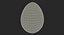 3D fresh quail egg model