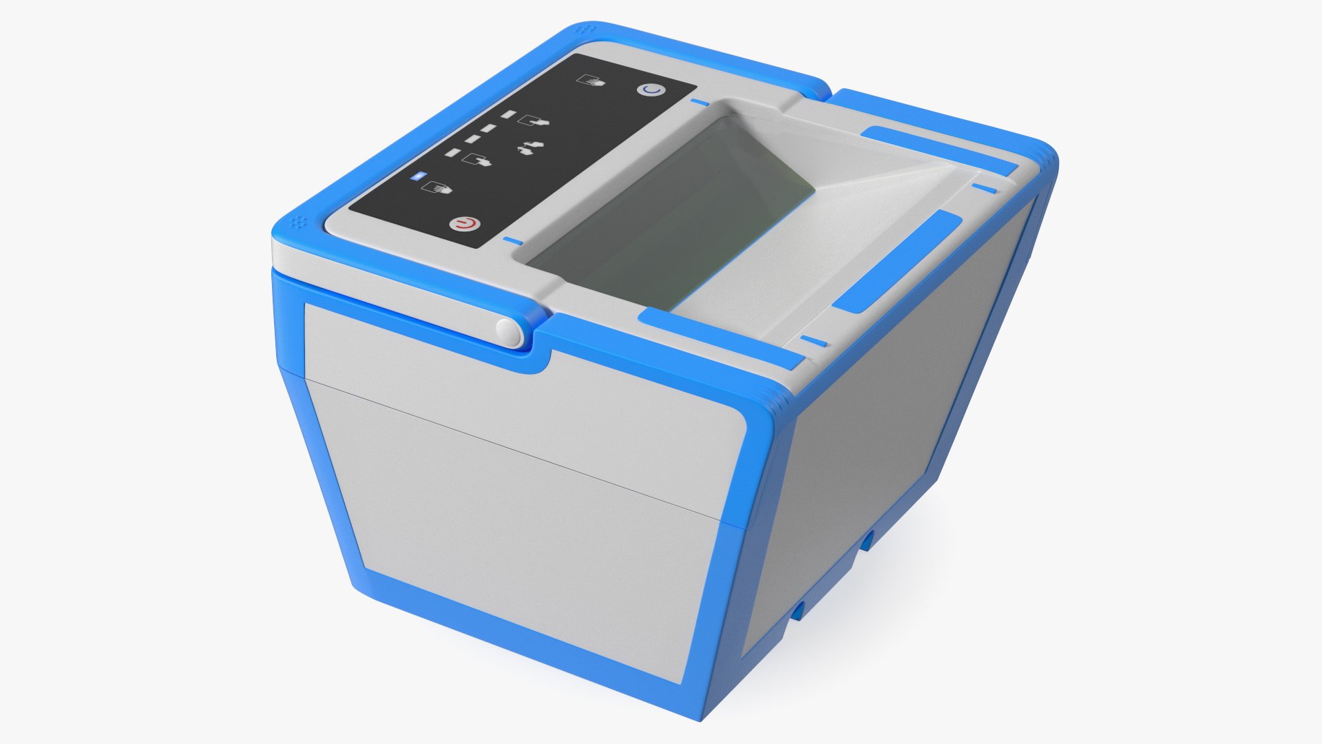 Fingerprints Scanner Off 3D model preview