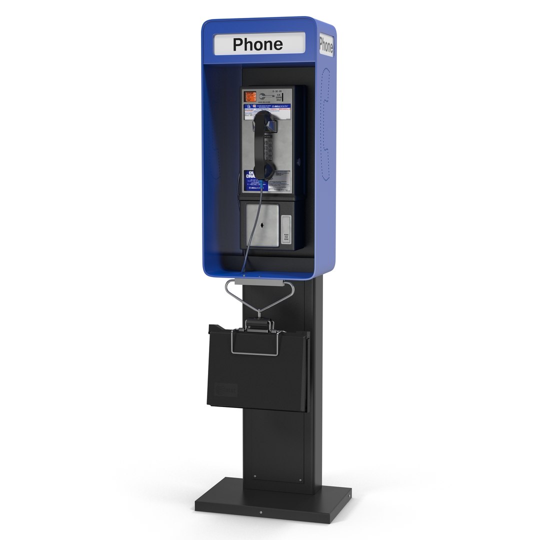 Public Phone 3D Model 3D model preview