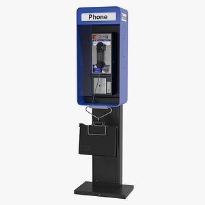 3d model public phone
