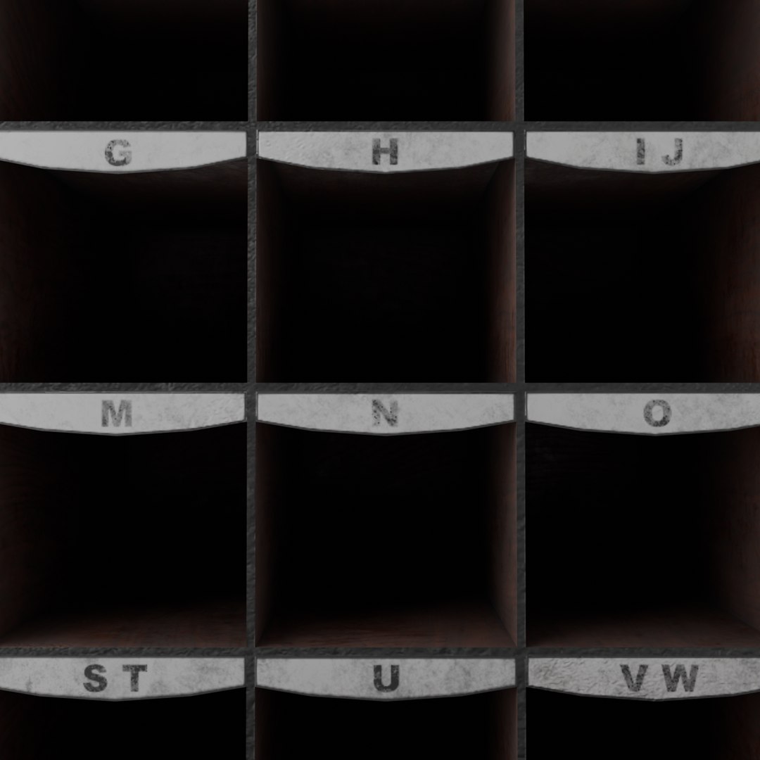Victorian archive to store letters in alphabetical order 3D model https://p.turbosquid.com/ts-thumb/eG/c1nN0s/kb/preview18/png/1769282179/1920x1080/fit_q87/88876aee1338bc6cdceb7d432ea2d3ba93c216dd/preview18.jpg