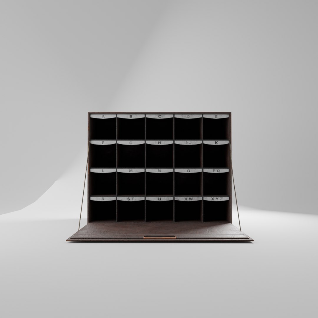 Victorian archive to store letters in alphabetical order 3D model https://p.turbosquid.com/ts-thumb/eG/c1nN0s/y7/preview19/png/1769282179/1920x1080/fit_q87/f94b4b597bc44412fc54c490238d3ff3ef519fae/preview19.jpg