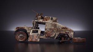 Hummer hmmwv destroyed