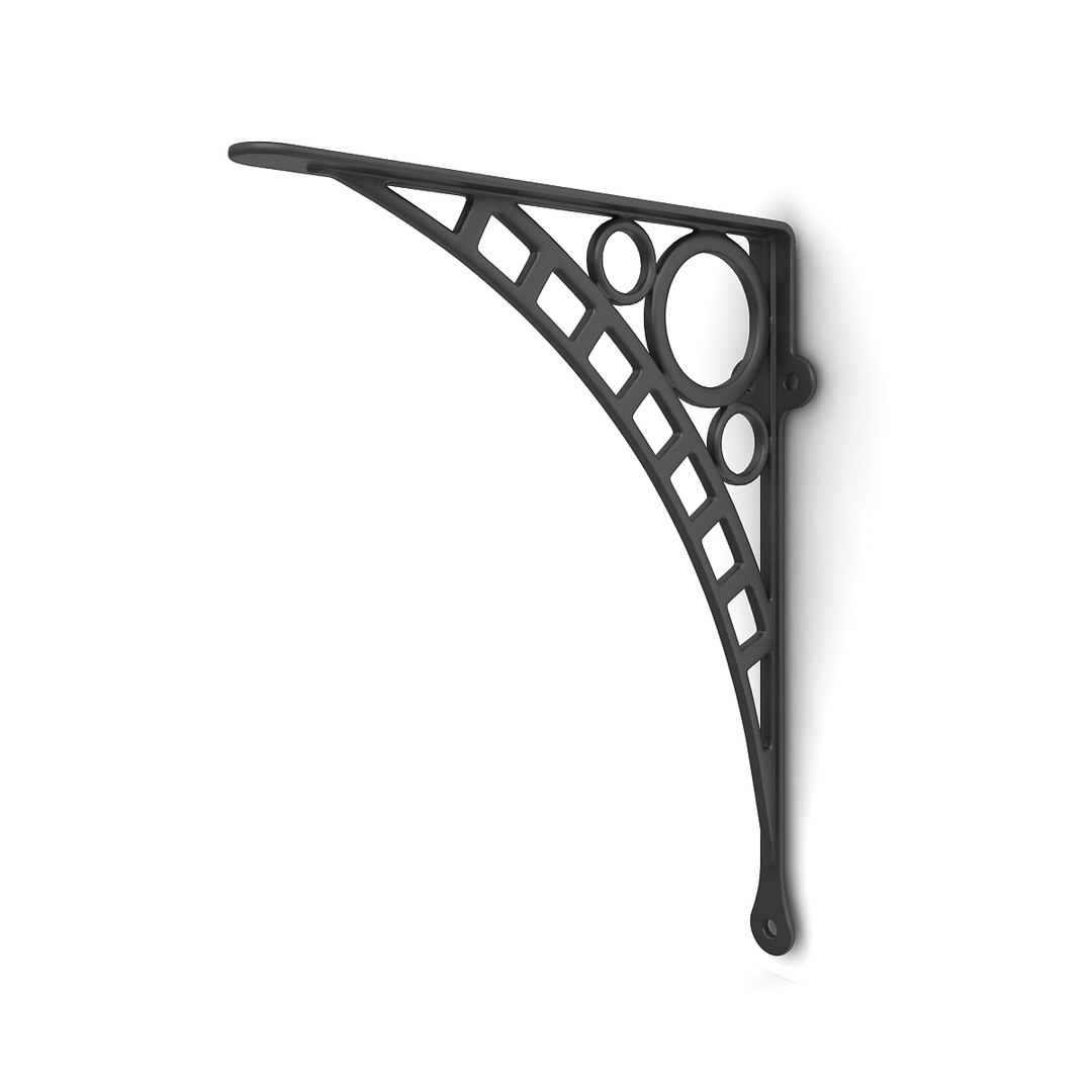 3D Cast Iron Shelf Bracket Model TurboSquid 1622337