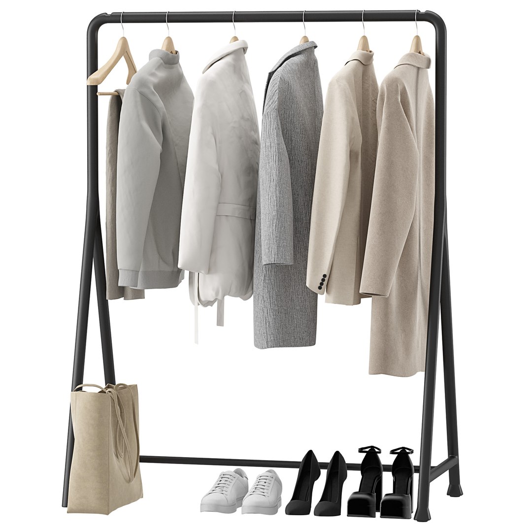3D Outerwear on rack Set 01 https://p.turbosquid.com/ts-thumb/eG/hutavQ/zS/preview02/jpg/1708274842/1920x1080/fit_q87/f8900516046a7e6a1d2182056411bfdcac0996ea/preview02.jpg