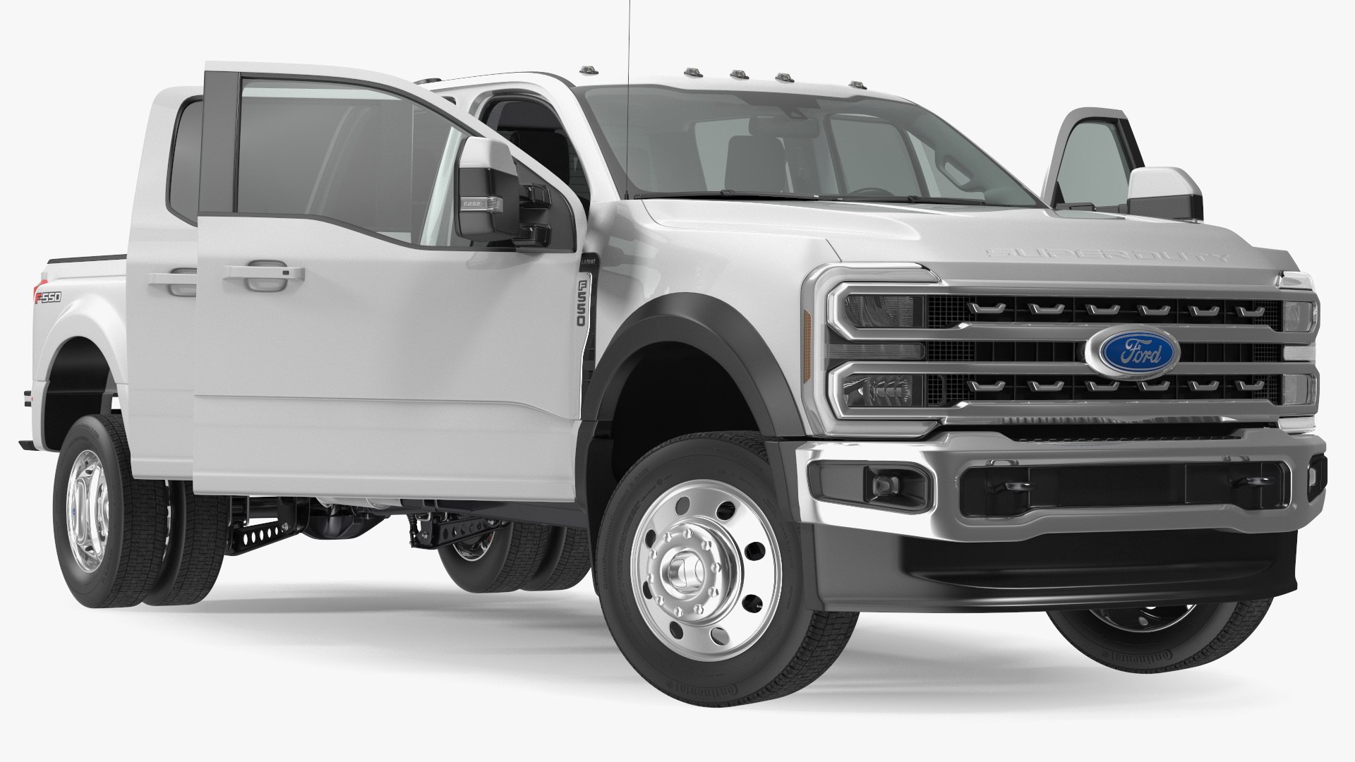 3D Ford Super Duty F-550 Lariat 2023 Truck Rigged - TurboSquid 2145981