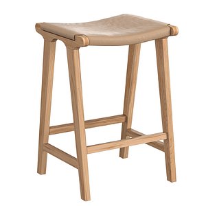 3D Maland Contempo leather Bar Stool