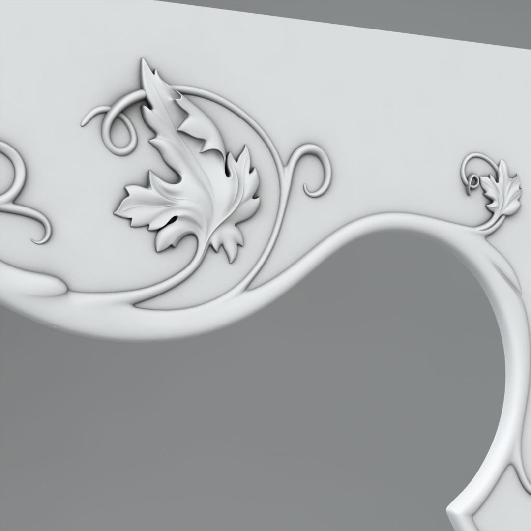 3d Classical Decoration Ornamental Model