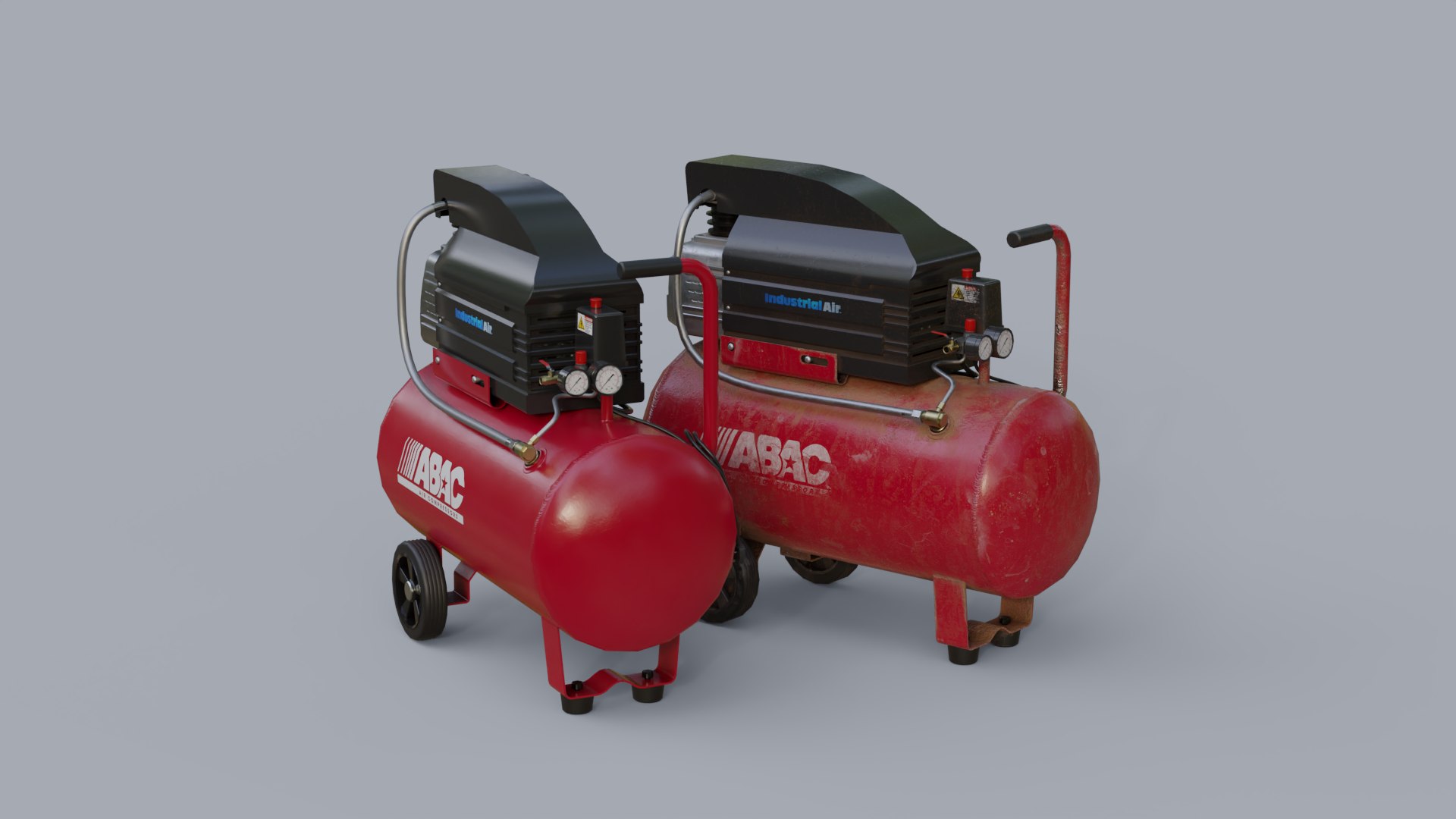 3D Industrial Air Compressor - TurboSquid 2067529