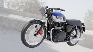 3D Triumph Bonneville T100