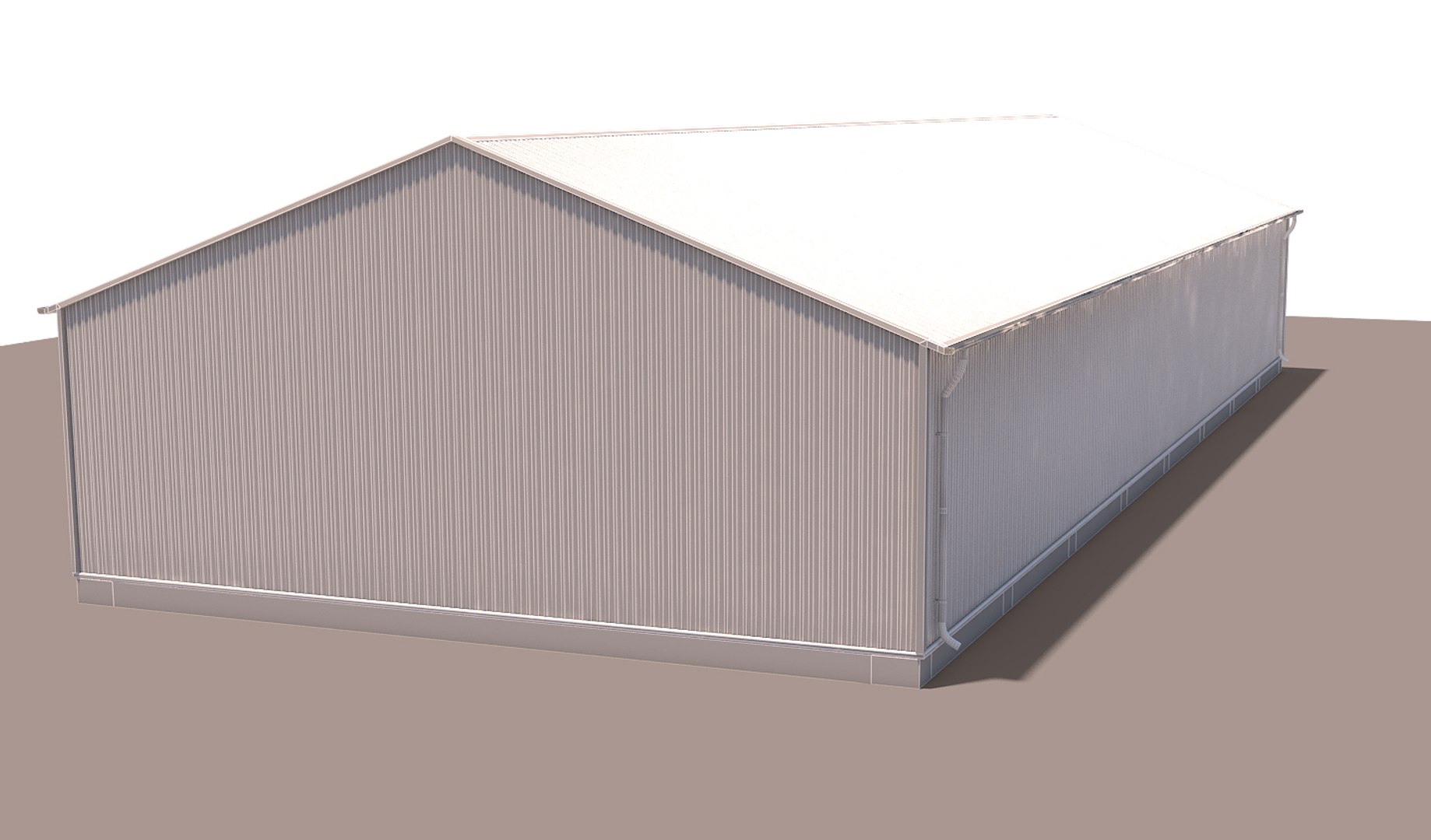 3D Industrial Steel Building - TurboSquid 1331885