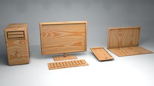 3d model cpu ipad keyboard