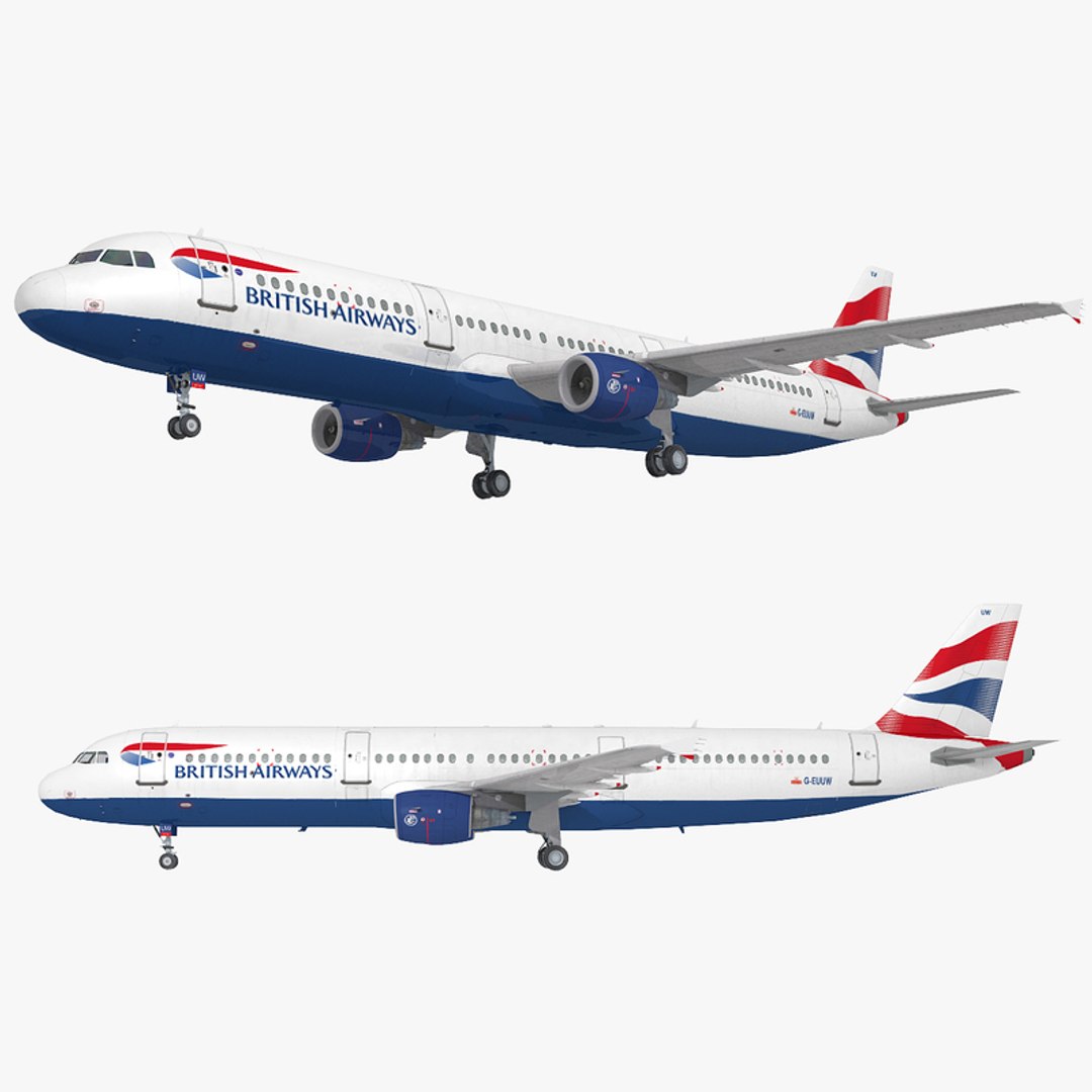 3D Model Airbus A-321 6 Liveries - TurboSquid 1369427