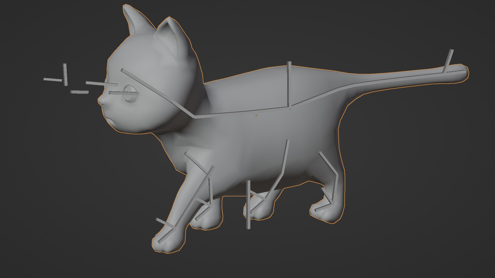 3D Cat - Rigged Animated Model - TurboSquid 2357942