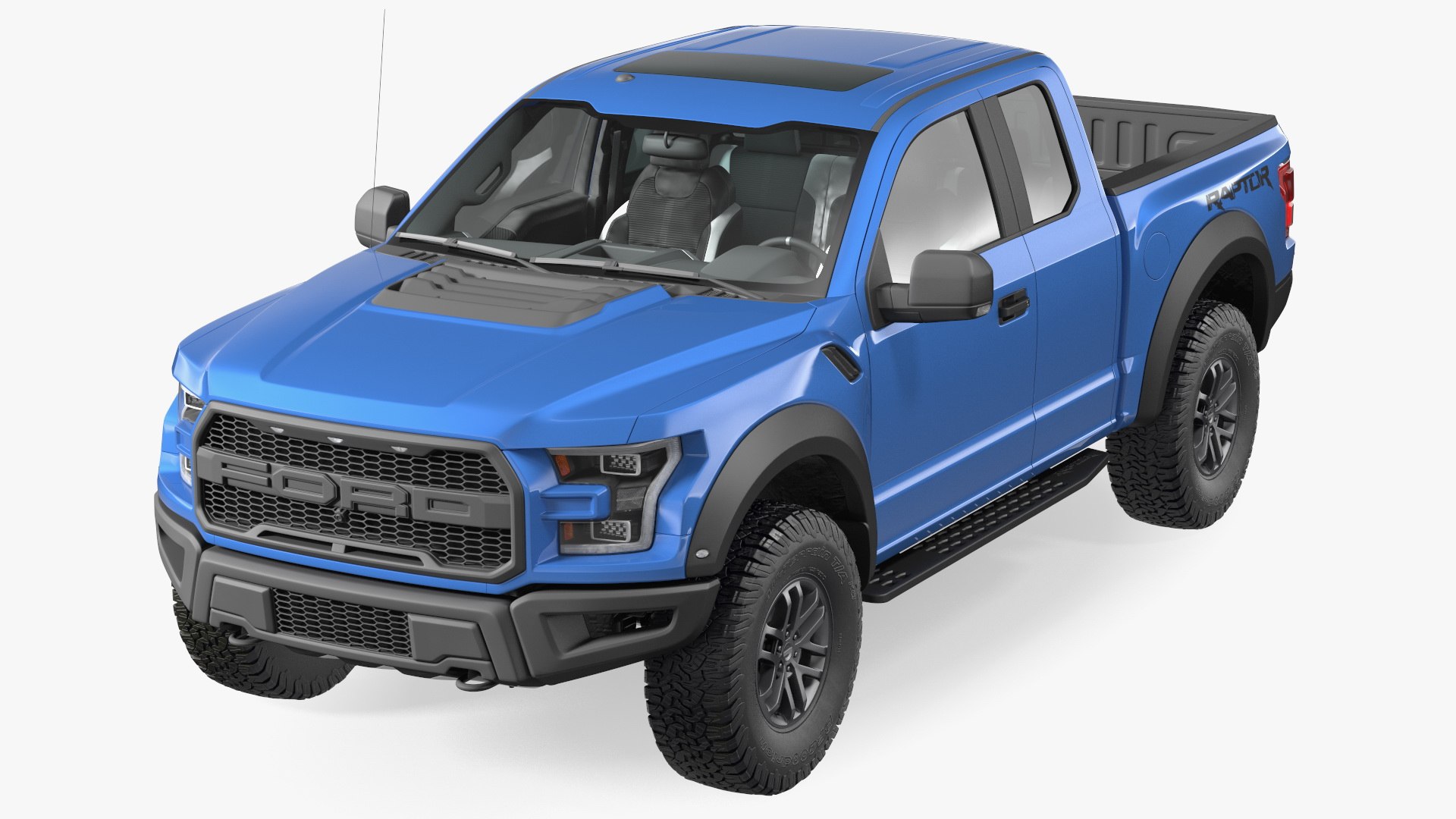 Ford F-150 Raptor 2017 Rigged 3D model preview