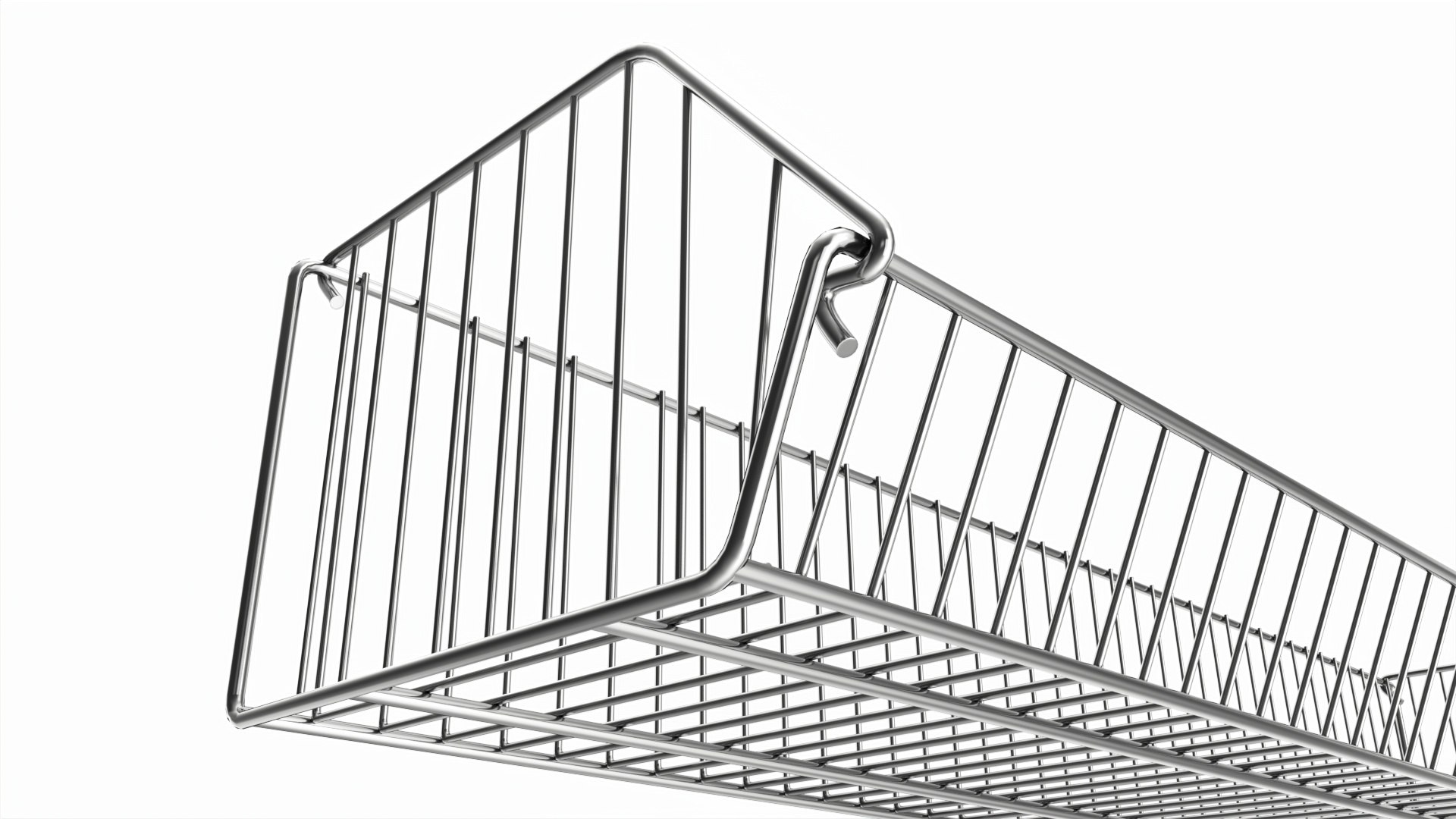 Store Wire Basket Shelf 3D Model - TurboSquid 2188003