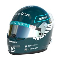 F1 Lance Stroll Helmet 2023
