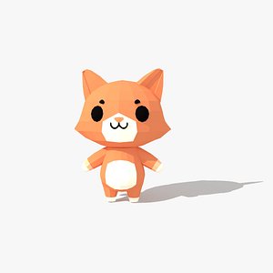 3D Character B099 Cat Cute