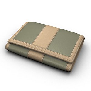 leather wallet 3d max