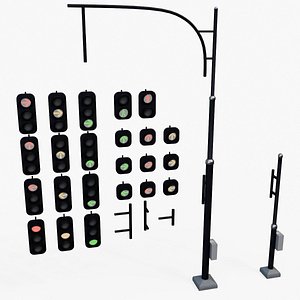 Street Traffic stop lights