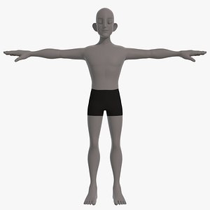 Base mesh man character V11
