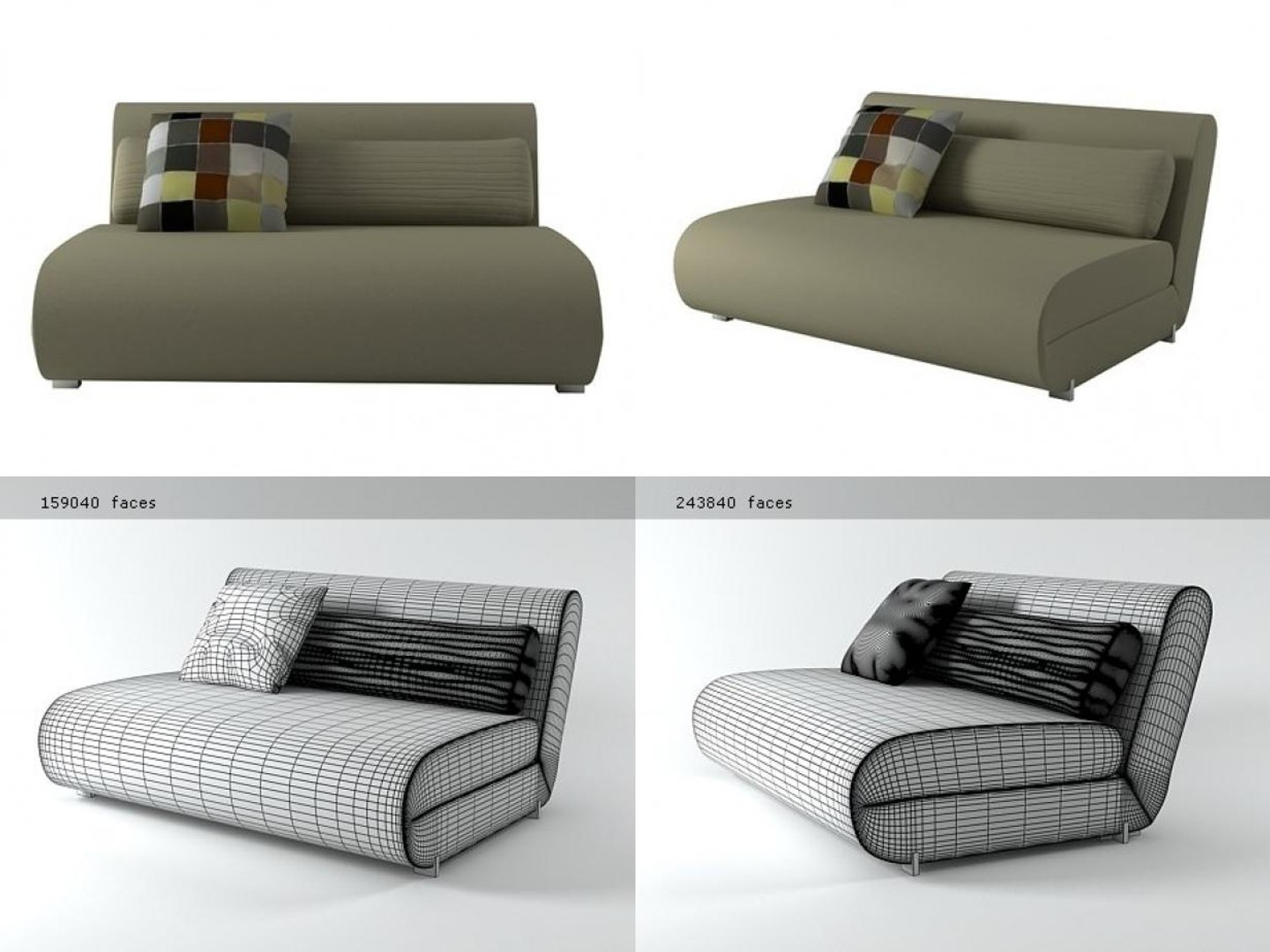 3D model everynight sofabed TurboSquid 1183123