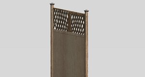 Modular panel fence and door set