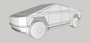 Tesla Cybertruck - latest may 2023 version 3D model