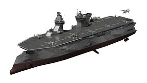 Sci-fi Landing Assault Ship 3D model