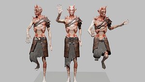 Demon Warlord Game Character Game Ready Unity