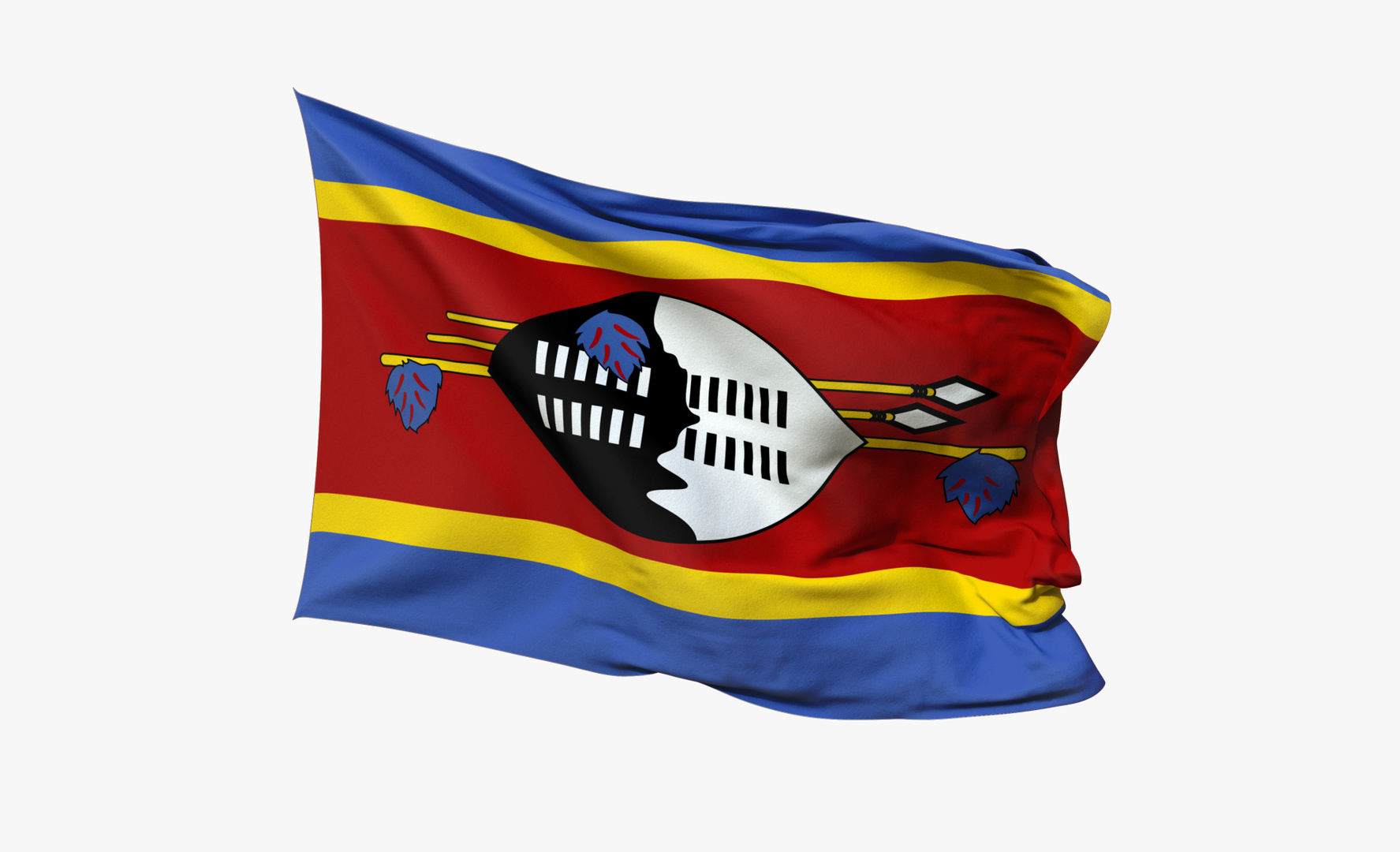 Realistic Animated Flag - Microtexture Rigged - Put Your Own Texture ...