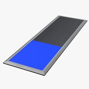 3D model cleanroom sticky mats cleaning