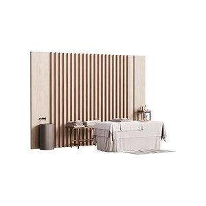 3D model Modern spa and accessories 02