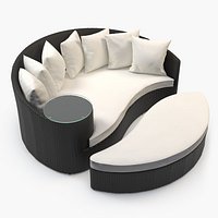 Taiji Daybed - Garden Furniture - Synthetic Rattan