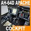 Cabina del helicóptero Boeing AH-64D Apache