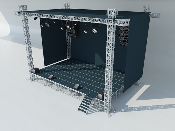 modelo 3d Stage Concert - TurboSquid 2107271