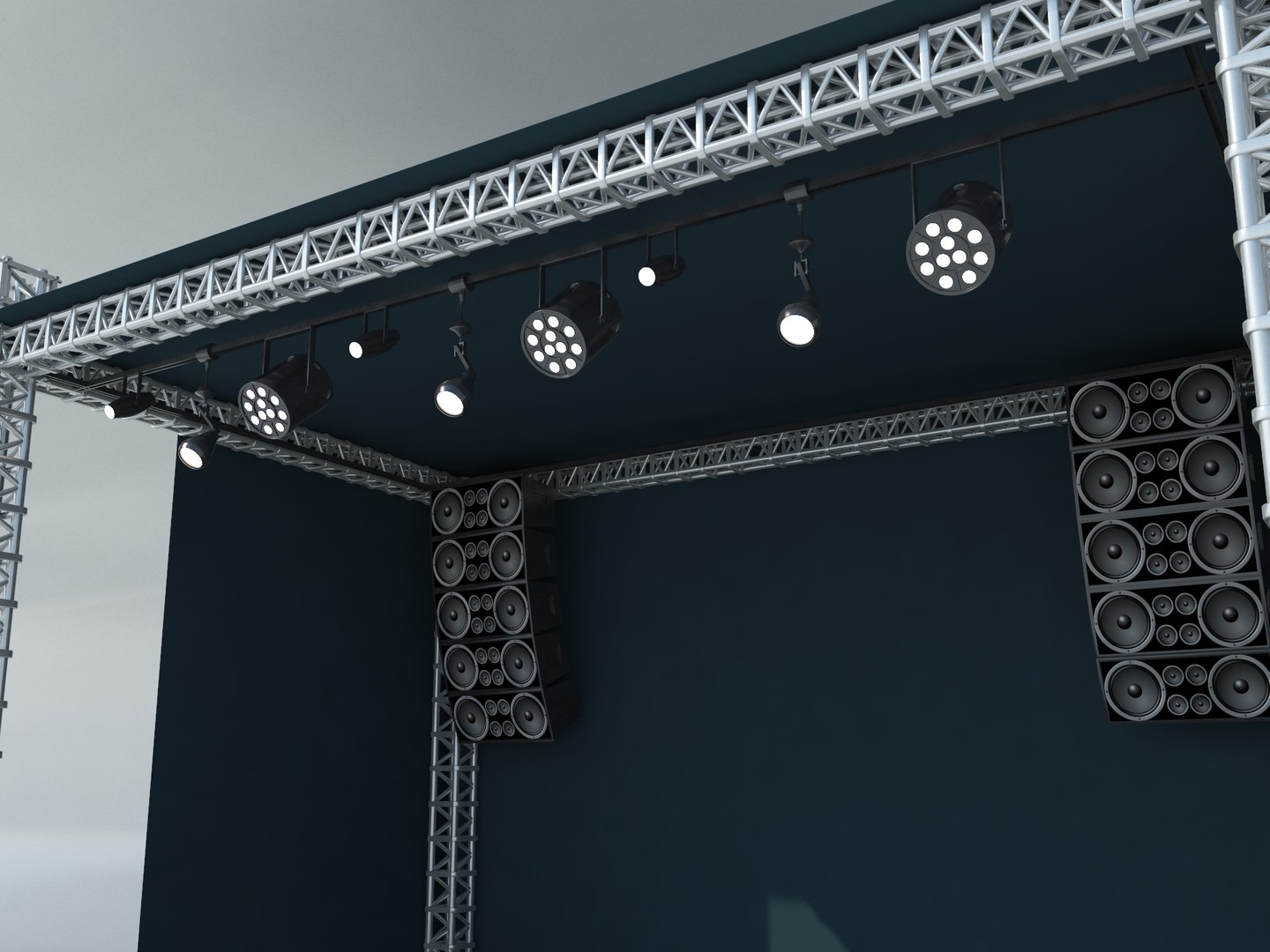 3D Stage Concert Model - TurboSquid 2107271