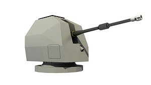 3D 114 mm 4 naval gun