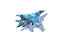 SU-34 Fullback Jet Fighter Aircraft Low-poly 3D model